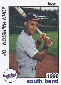 1990 Best South Bend White Sox #3 John Hairston  Front