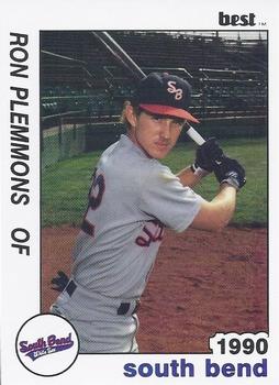 1990 Best South Bend White Sox #7 Ron Plemmons  Front