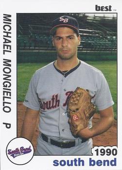 1990 Best South Bend White Sox #21 Michael Mongiello  Front