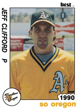 1990 Best Southern Oregon Athletics #13 Jeff Clifford  Front