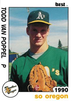 1990 Best Southern Oregon Athletics #1 Todd Van Poppel  Front