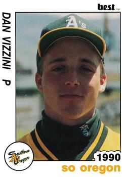 1990 Best Southern Oregon Athletics #21 Dan Vizzini  Front