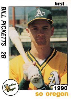 1990 Best Southern Oregon Athletics #7 Bill Picketts  Front