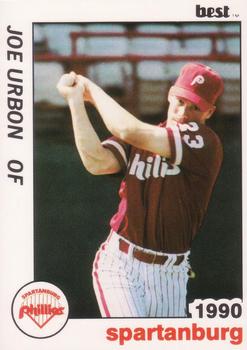1990 Best Spartanburg Phillies #22 Joe Urbon  Front