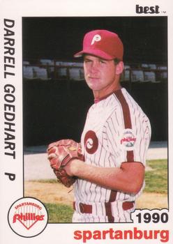 1990 Best Spartanburg Phillies #4 Darrell Goedhart  Front