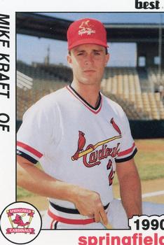 1990 Best Springfield Cardinals #11 Mike Kraft  Front