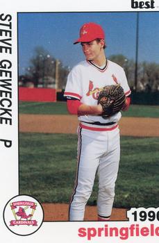 1990 Best Springfield Cardinals #21 Steve Gewecke  Front