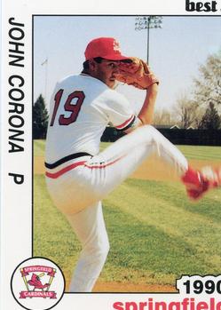 1990 Best Springfield Cardinals #22 John Corona  Front