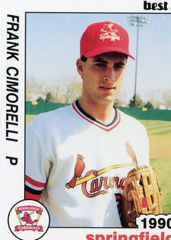 1990 Best Springfield Cardinals #23 Frank Cimorelli  Front