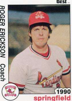 1990 Best Springfield Cardinals #27 Roger Erickson Front