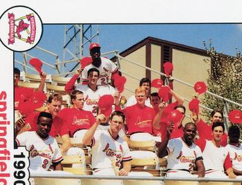 1990 Best Springfield Cardinals #29 Checklist  Front