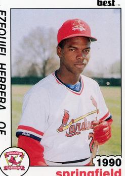 1990 Best Springfield Cardinals #9 Ezequiel Herrera  Front