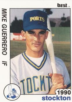 1990 Best Stockton Ports #8 Mike Guerrero  Front