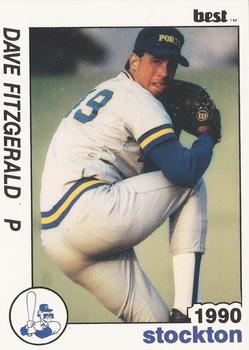 1990 Best Stockton Ports #17 Dave Fitzgerald  Front