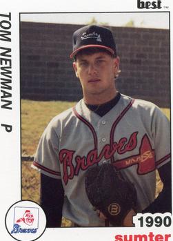 1990 Best Sumter Braves #14 Tom Newman  Front