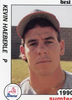 1990 Best Sumter Braves #27 Kevin Haeberle  Front