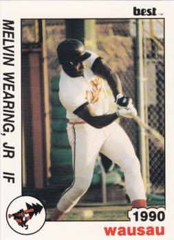1990 Best Wausau Timbers #23 Melvin Wearing Front