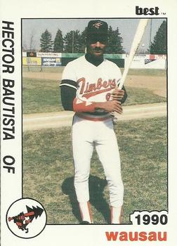 1990 Best Wausau Timbers #25 Hector Bautista  Front