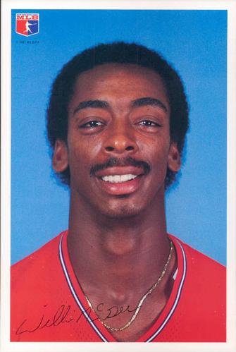 1987 Schnuck's St. Louis Cardinals #10 Willie McGee Front