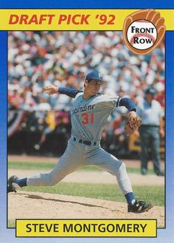 1992 Front Row Draft Picks #87 Steve Montgomery Front