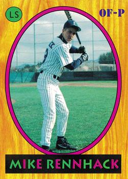1992 Little Sun High School Prospects #4 Mike Rennhack Front