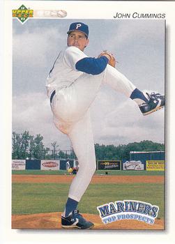 1992 Upper Deck Minor League #179 John Cummings Front