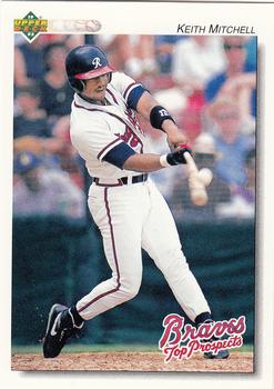 1992 Upper Deck Minor League #185 Keith Mitchell Front