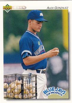 1992 Upper Deck Minor League #317 Alex Gonzalez Front