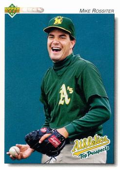 1992 Upper Deck Minor League #214 Mike Rossiter Front