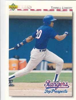 1992 Upper Deck Minor League #81 Terrell Lowery Front
