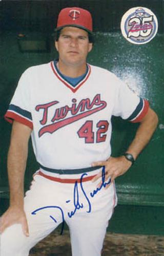 1986 Minnesota Twins Postcards #NNO Dick Such Front
