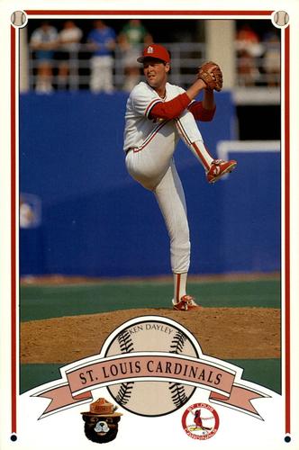 1989 St. Louis Cardinals Smokey #NNO Ken Dayley Front