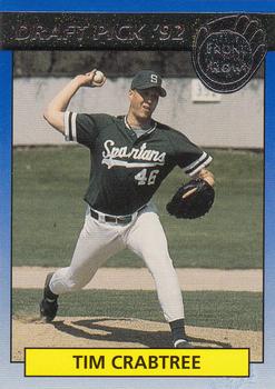 1992 Front Row Draft Picks - Silver #9 Tim Crabtree Front