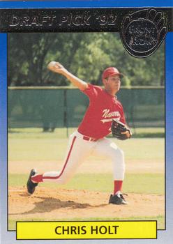 1992 Front Row Draft Picks - Silver #33 Chris Holt Front