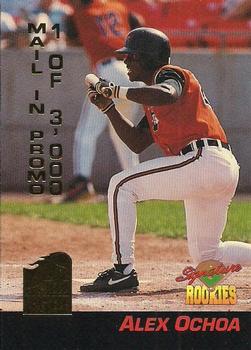 1994 Signature Rookies - Hottest Prospects Mail-In Promos #S9 Alex Ochoa Front