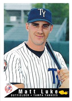 1994 Classic Best Tampa Yankees #18 Matt Luke Front