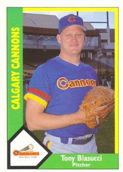 1990 CMC Calgary Cannons #2 Tony Blasucci Front