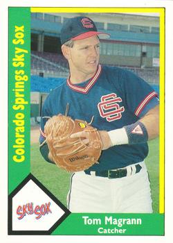 1990 CMC Colorado Springs Sky Sox #14 Tom Magrann Front