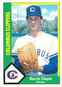 1990 CMC Columbus Clippers #20 Darrin Chapin Front