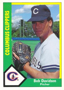 1990 CMC Columbus Clippers #26 Bobby Davidson Front