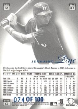 1997 Flair Showcase - Legacy Collection Row 2 (Style) #41 Jermaine Dye Back