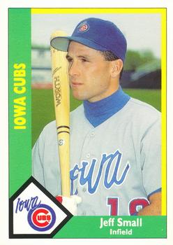 1990 CMC Iowa Cubs #20 Jeff Small Front