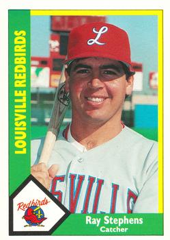 1990 CMC Louisville Redbirds #13 Ray Stephens Front