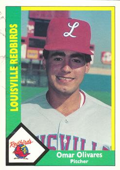 1990 CMC Louisville Redbirds #20 Omar Olivares Front