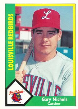 1990 CMC Louisville Redbirds #25 Gary Nichols Front