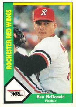 1990 CMC Rochester Red Wings #1 Ben McDonald Front