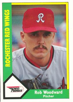 1990 CMC Rochester Red Wings #2 Rob Woodward Front
