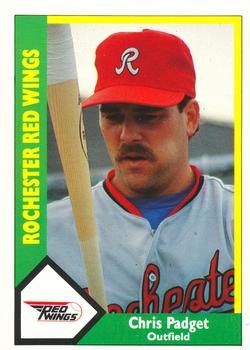 1990 CMC Rochester Red Wings #17 Chris Padget Front
