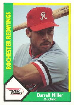 1990 CMC Rochester Red Wings #24 Darrell Miller Front