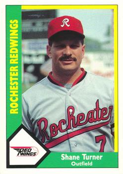 1990 CMC Rochester Red Wings #25 Shane Turner Front